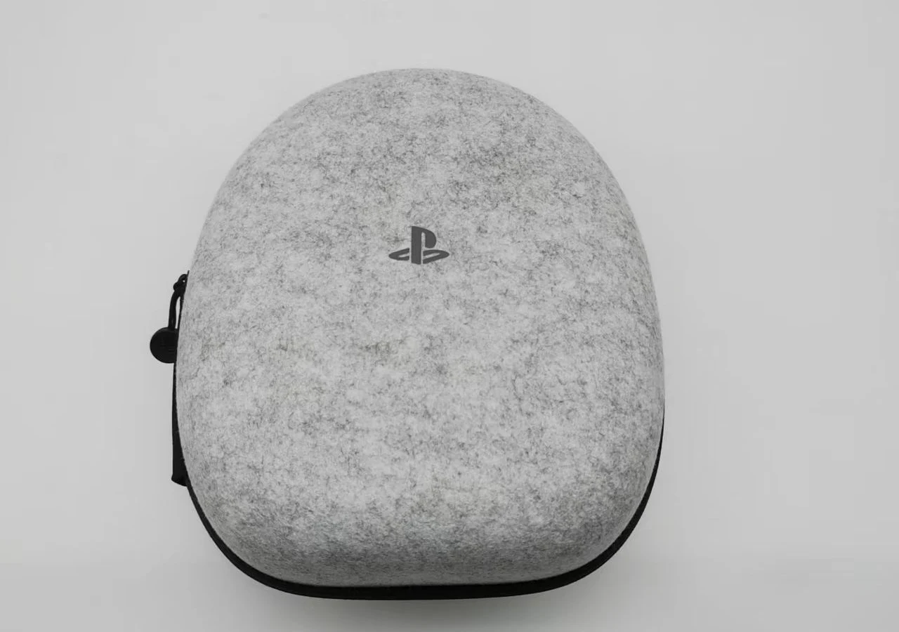 Custom felt-wrapped hard case sample