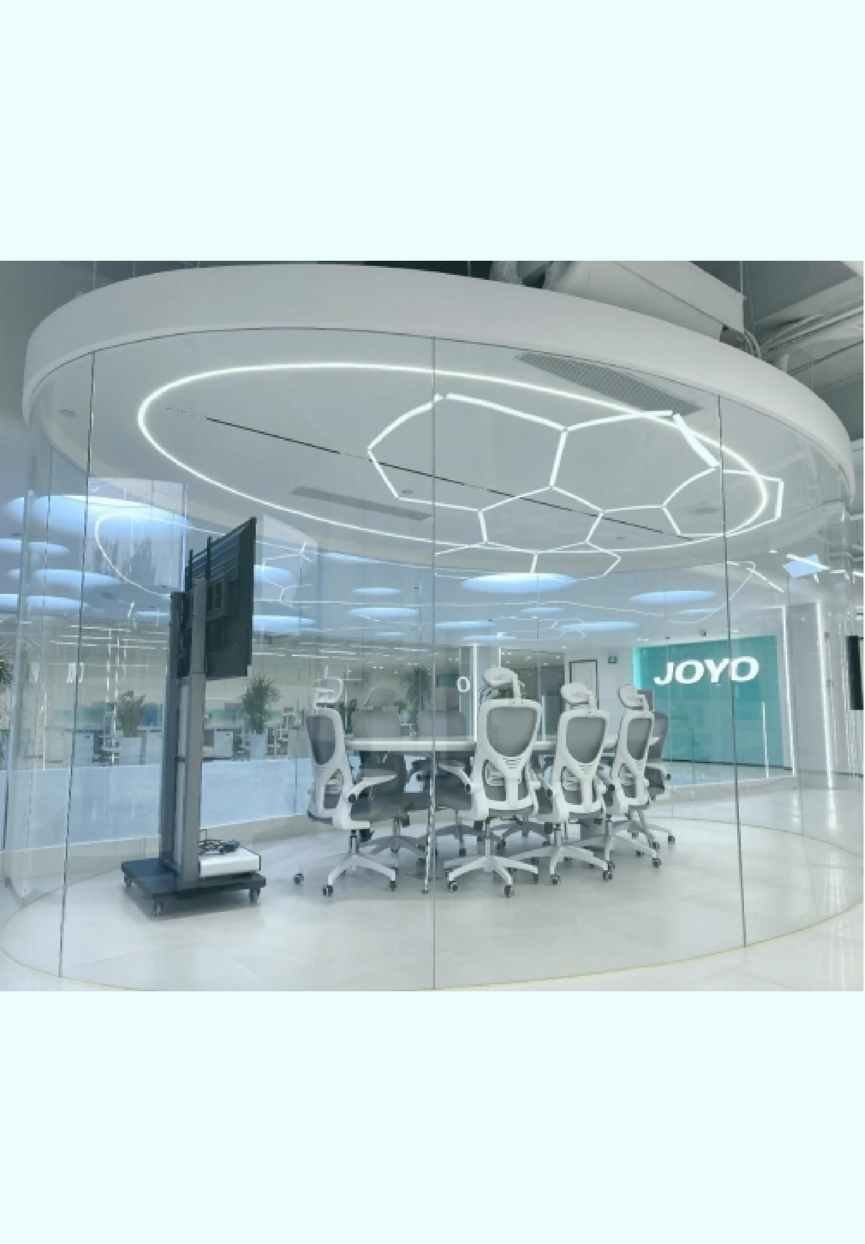 Meeting space used for packaging project planning